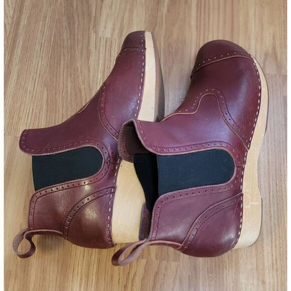 Swedish Hasbeens Victorian Bootie Boots Sz:9 - Picture 3 of 10